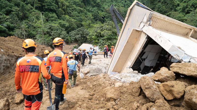 "Miraculous Rescue: Hope Amidst Tragedy in Philippine Landslide"