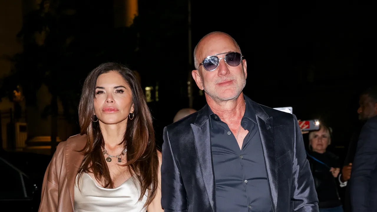 Featured image for Lauren Sánchez and Jeff Bezos Showcase Stylish Couple Moments at NYFW
