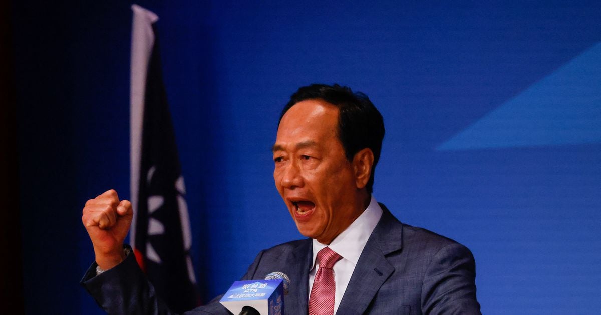 Foxconn Founder Terry Gou Announces Taiwan Presidential Bid