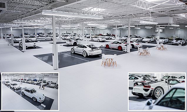 Featured image for "Rare Collection of 56 White Porsches Set to Fetch $36 Million at Auction"