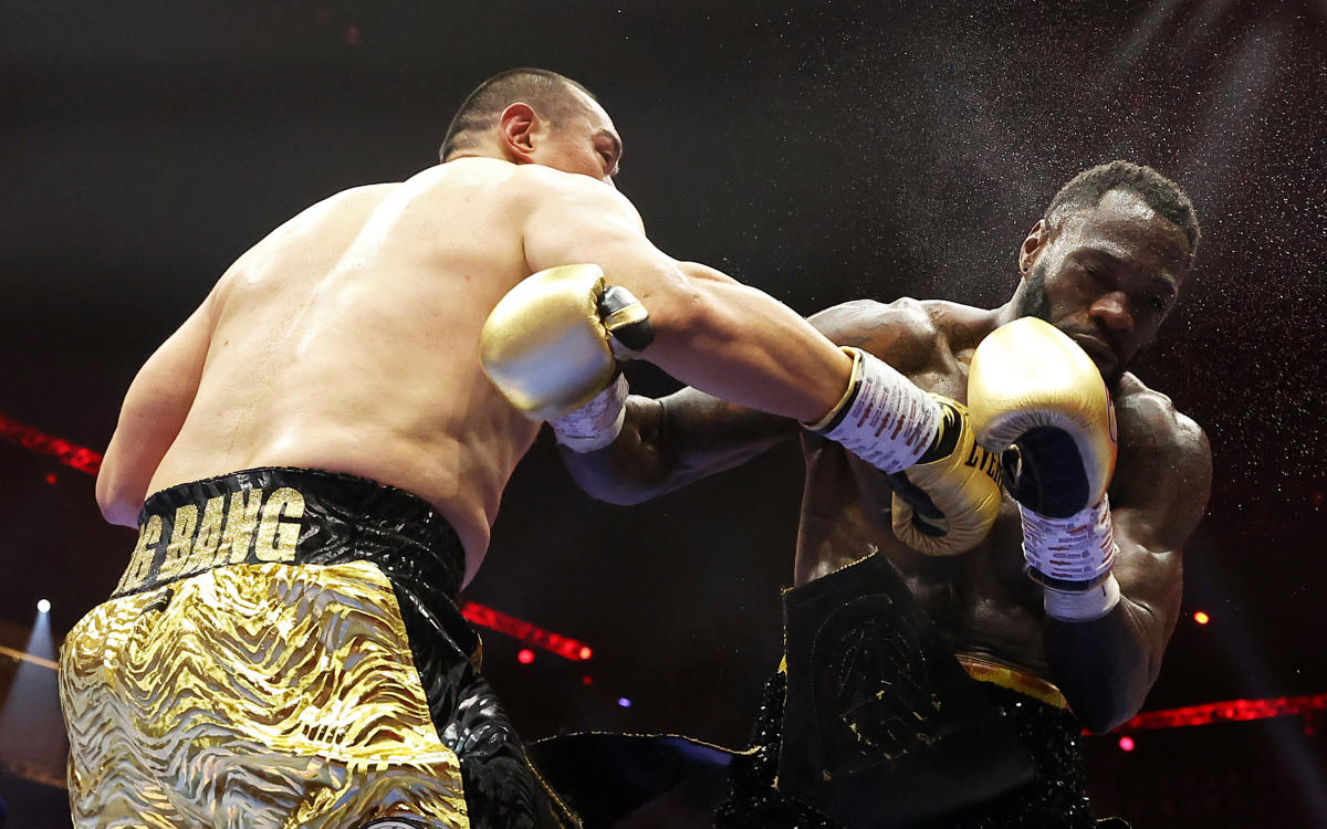 Featured image for Zhilei Zhang Stuns Deontay Wilder with 5th-Round KO