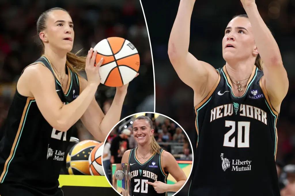 Featured image for Sabrina Ionescu Clinches 3-Point Contest Title Amid WNBA All-Star Weekend Highlights