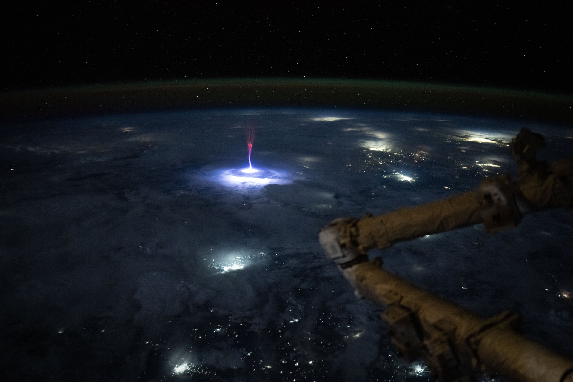 Featured image for Spectacular Space Fireworks and Rare Atmospheric Phenomena Captured from Orbit