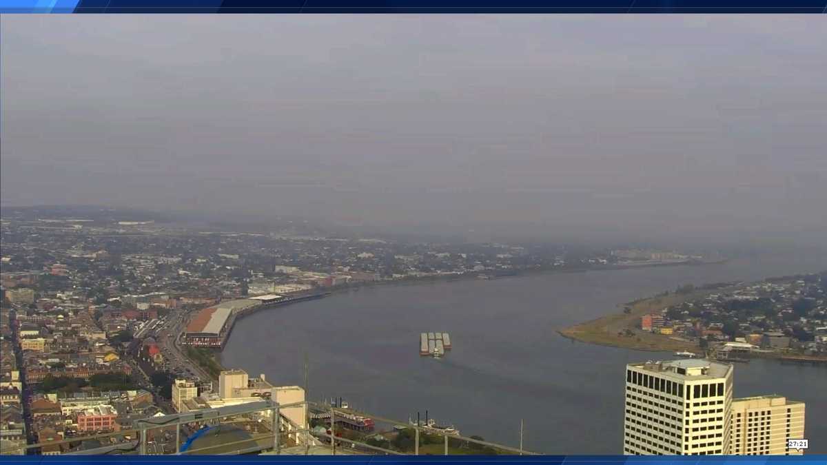 Featured image for "Swamp Fire Smoke Engulfs New Orleans, Affecting Breathing and Visibility"