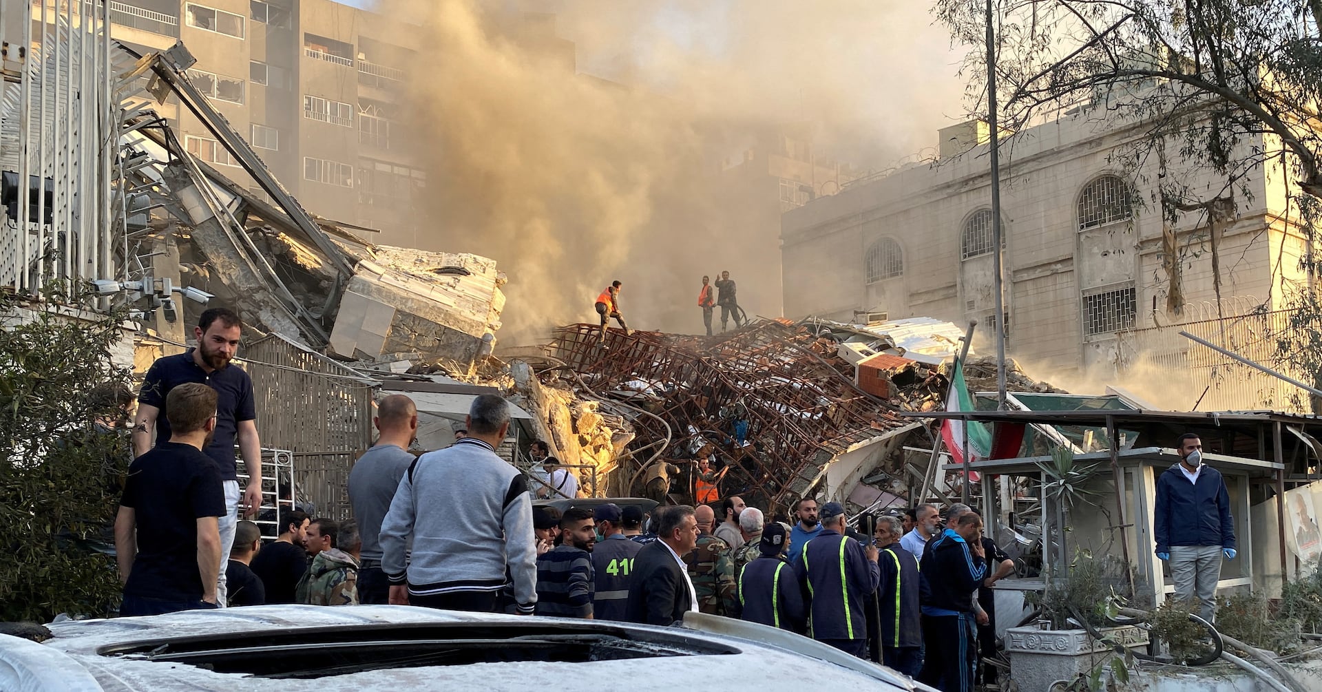 "Iran Accuses Israel of Bombing Embassy in Syria, Killing Top Commander"