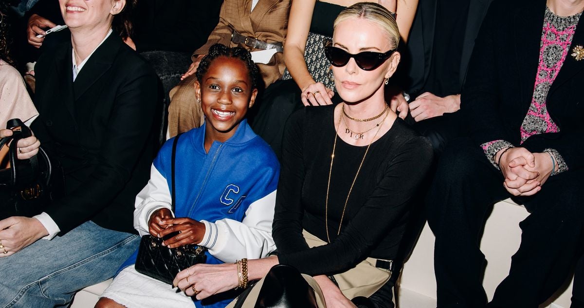 Featured image for "Charlize Theron's Daughter August Joins Her at Dior Fashion Show"