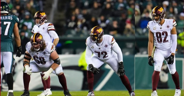 Featured image for Washington Commanders Overhaul Offensive Line and Salary Cap with Release of Veteran Players