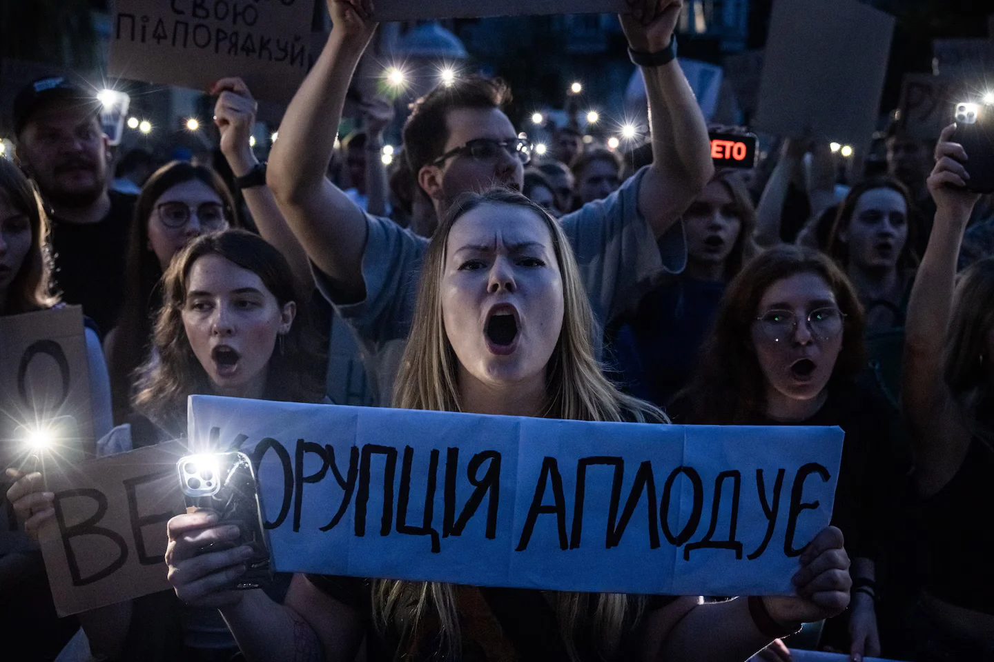 Ukrainian protests erupt over Zelensky's anti-corruption measures