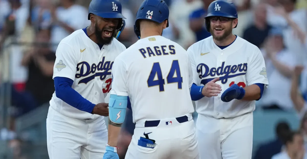 Pages, Smith power Dodgers to Opening Day win over Diamondbacks