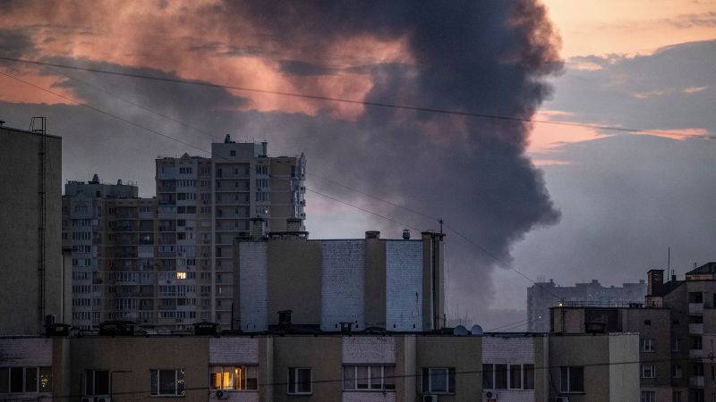 "Escalating Tensions: Russia's Aggressive Strikes on Ukraine's Power Facilities and Cities"