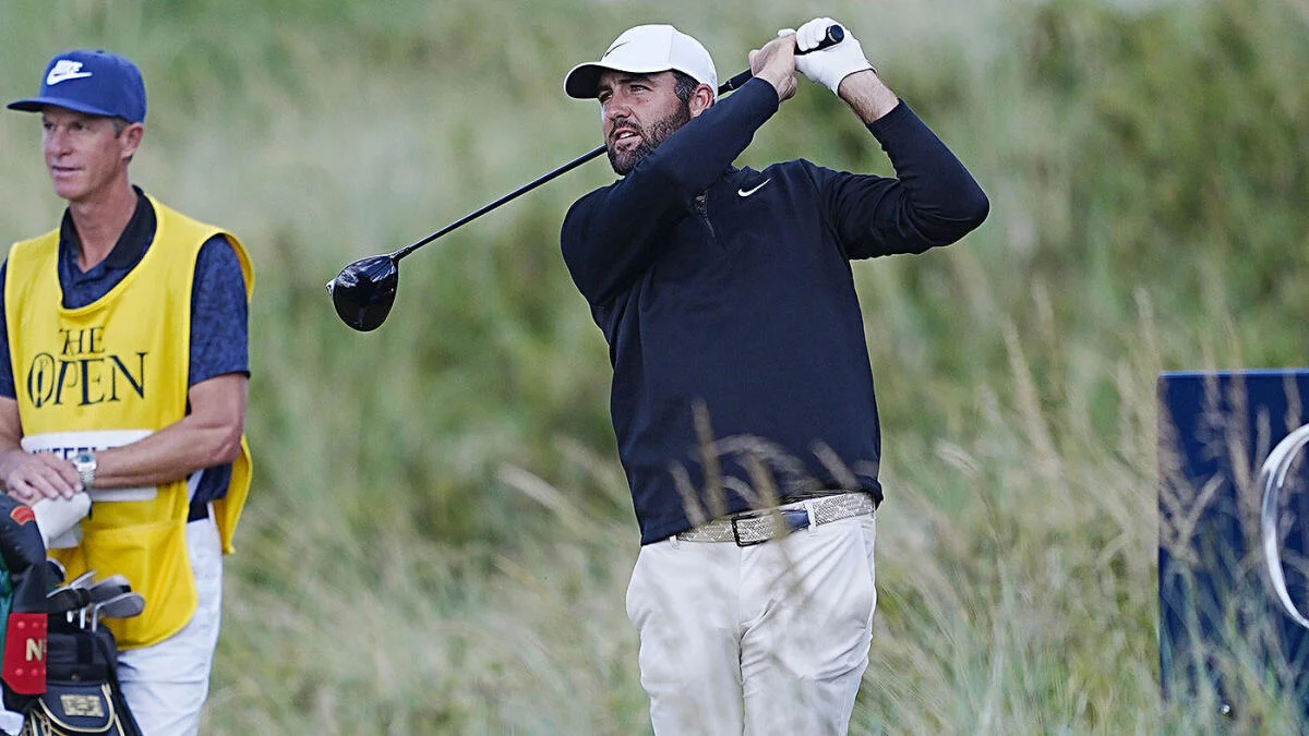 Featured image for Scottie Scheffler Leads at the 2025 Open Championship after Round 3