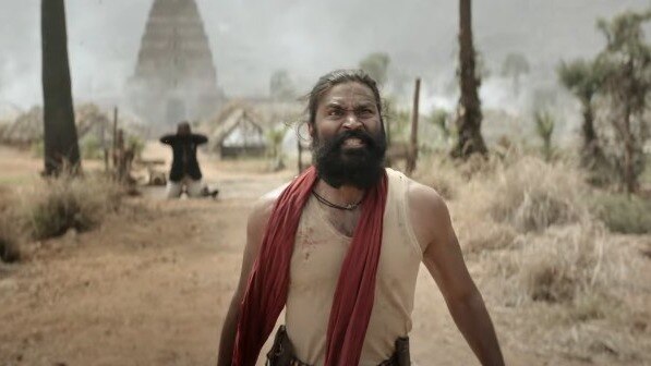 Featured image for "Dhanush's Intense Performance in 'Captain Miller' Trailer Leaves Fans Impressed"