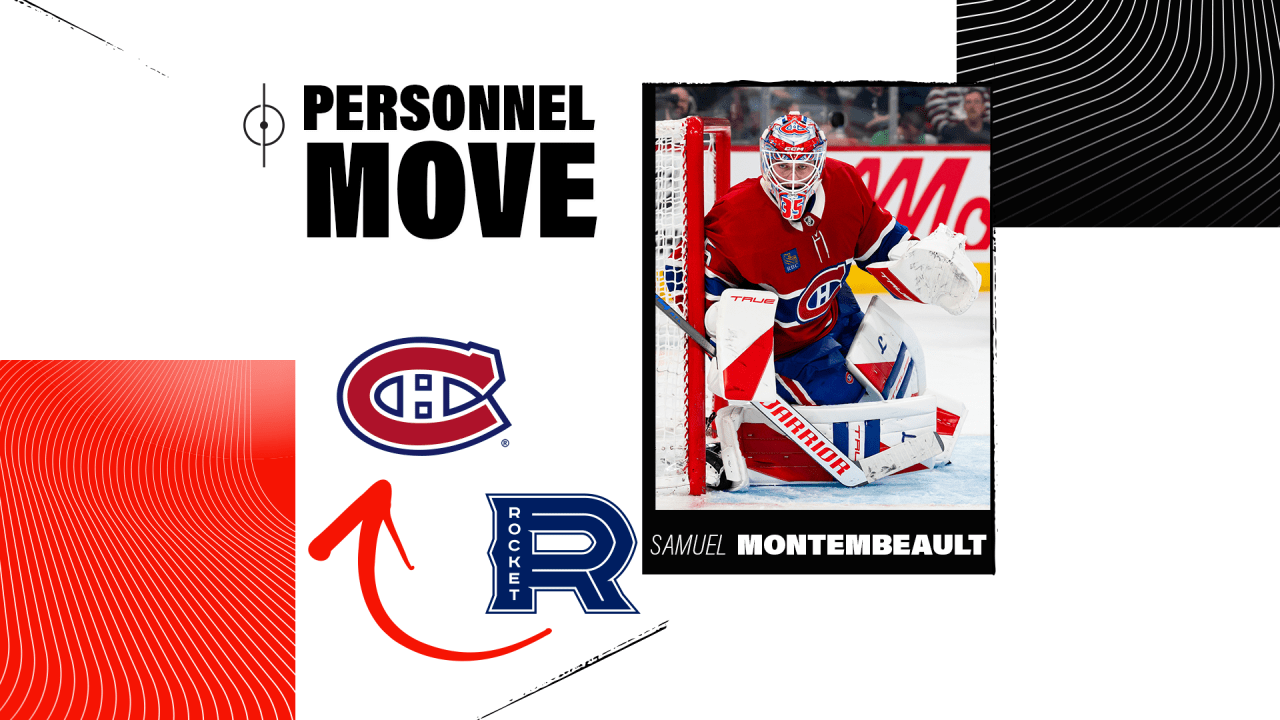 Featured image for Canadiens Recall Montembeault Ahead of Tampa Trip