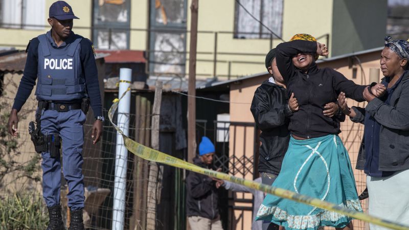 Gunmen kill 10 family members in South African shooting