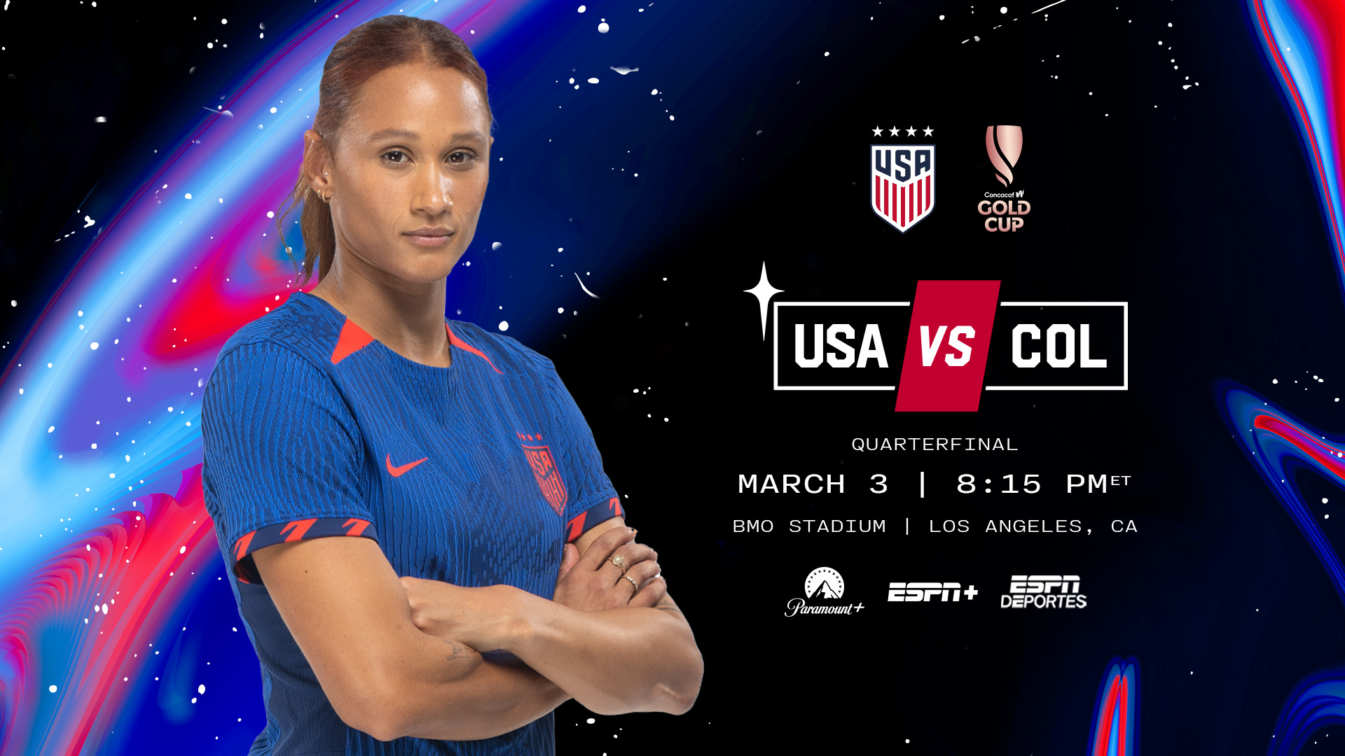 "2024 Concacaf W Gold Cup Quarterfinals: USWNT vs. Colombia and How to Watch"
