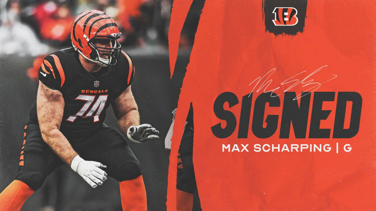Max Scharping Stays with Bengals