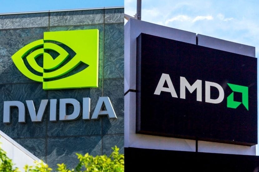 "AI Stocks Nvidia and AMD See Monday Fluctuations"