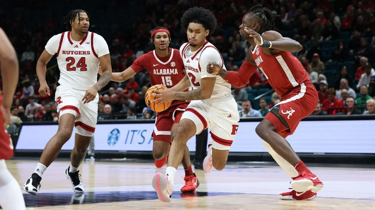 Alabama Edges Out Rutgers Despite Harper's Stellar Performance