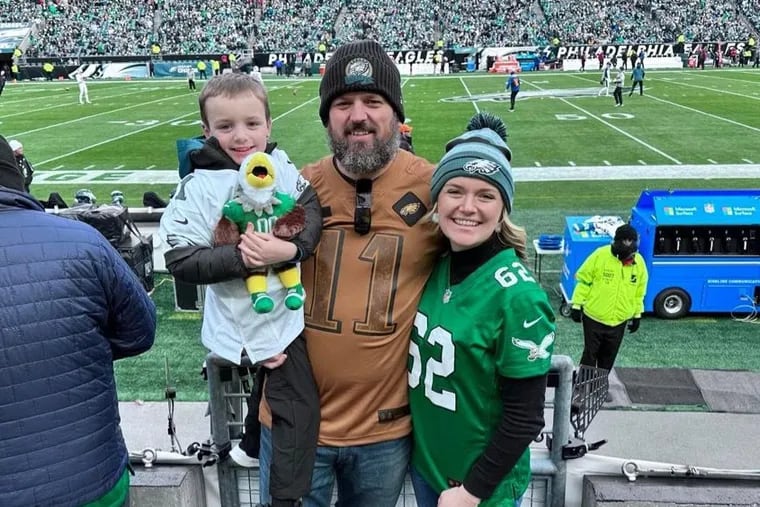 Featured image for "Eagles Fan Contemplates Legal Action Amid Viral Fame and Team's Struggles"