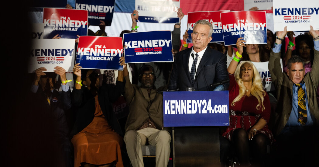 "Robert F. Kennedy Jr. Enters 2024 Presidential Race as Democratic Challenger"