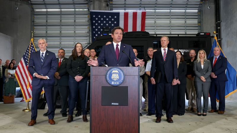 Florida Proposes New 'Alligator Alcatraz' Immigration Detention Center in Everglades