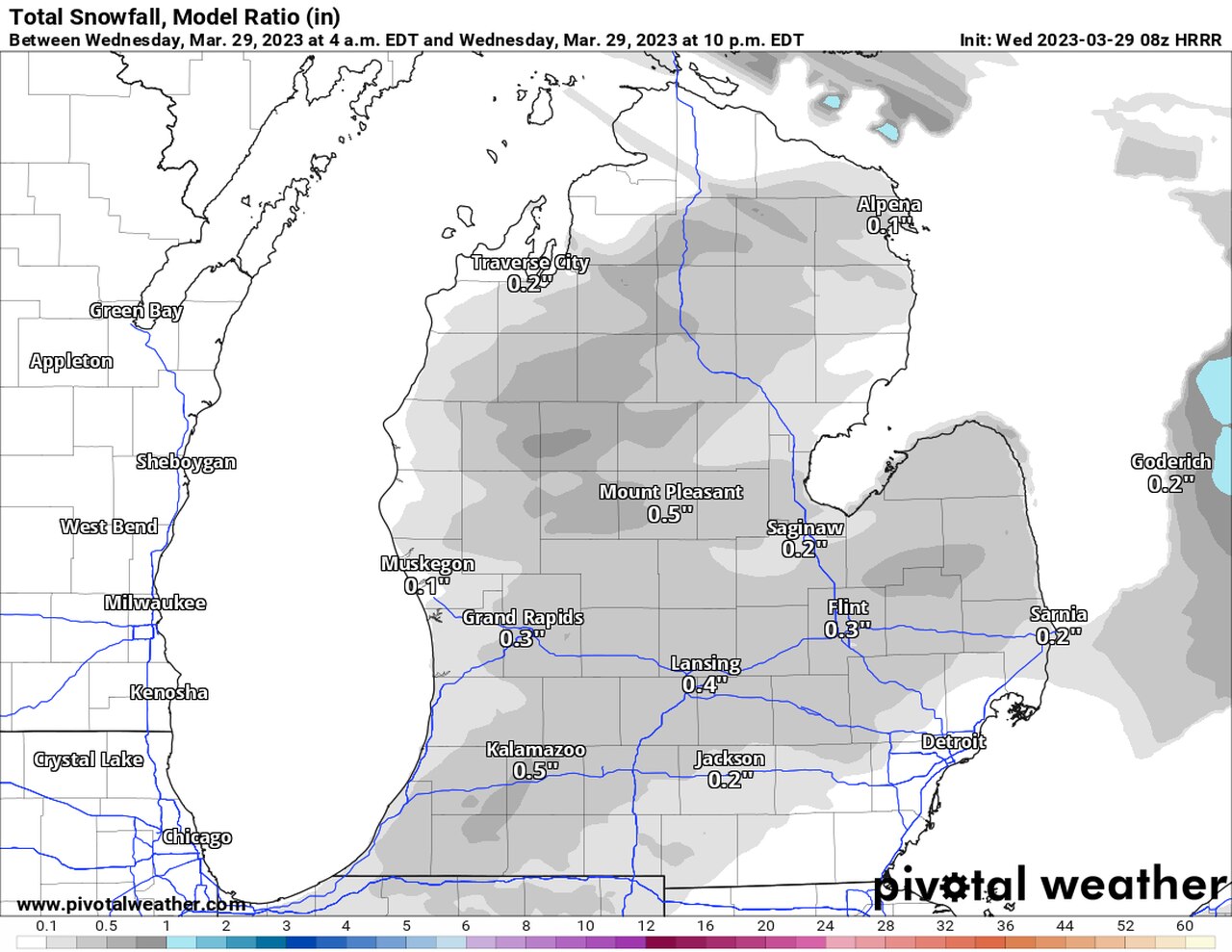 Michigan Braces for Wintry Weather with Snow and Rain Forecasted.
