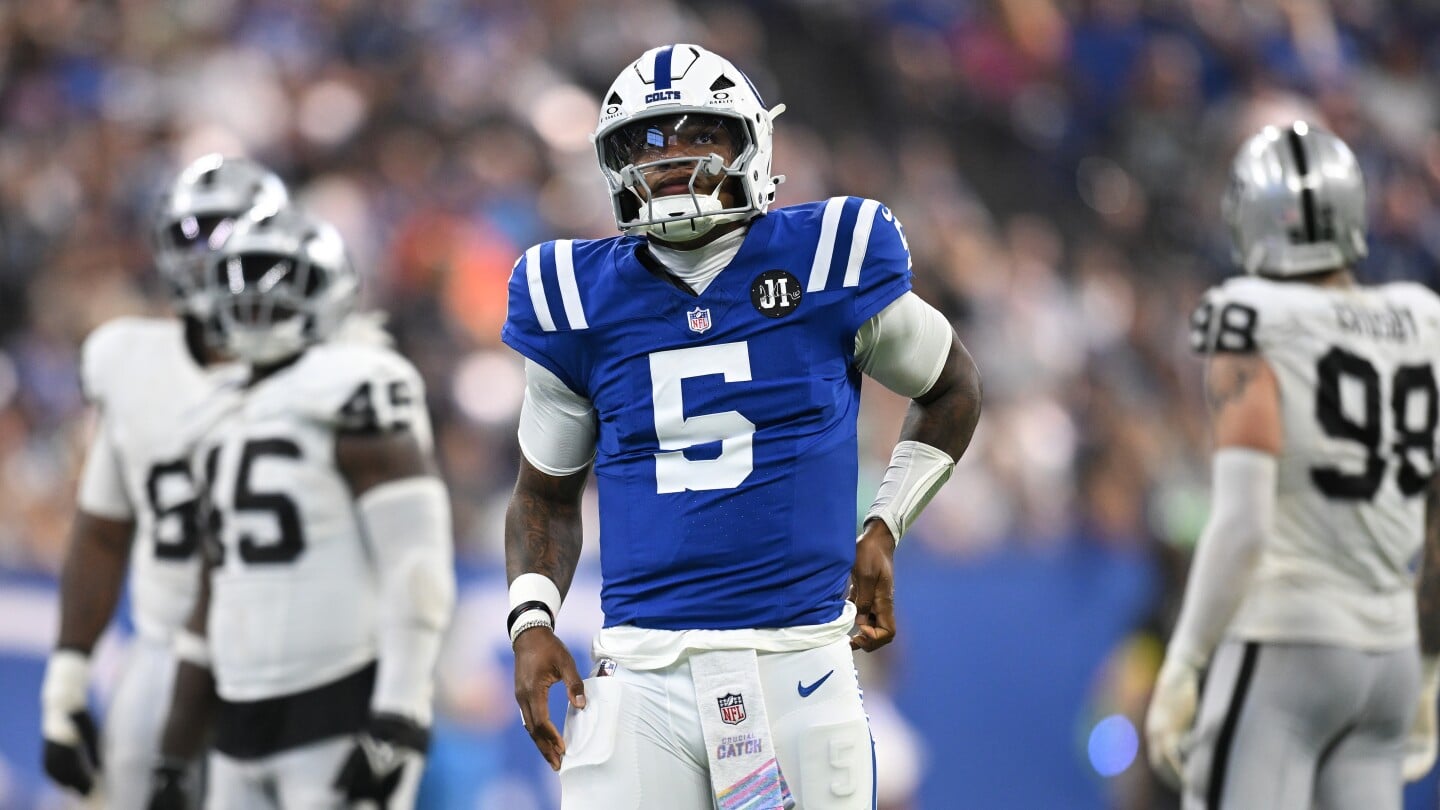 Featured image for Colts' Anthony Richardson Out Due to Eye Injury in Warmups