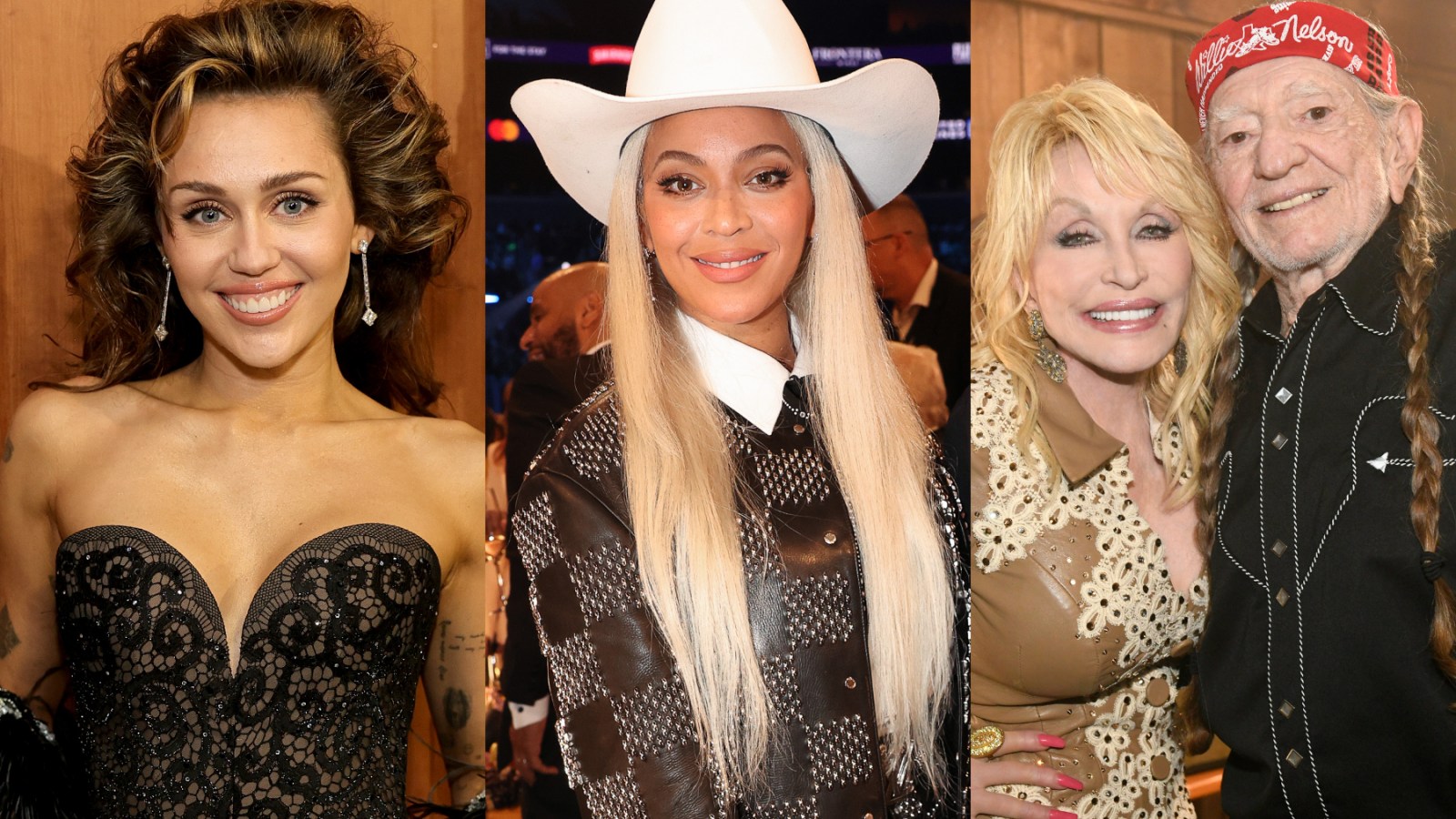 "Beyoncé's 'Cowboy Carter' Collaboration: Reactions from Willie, Dolly, and Miley"