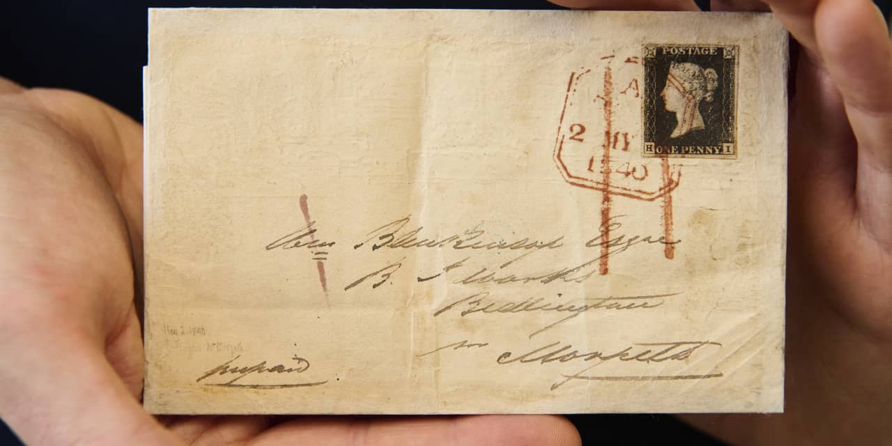 Featured image for "Rare Penny Black Stamp on Envelope Could Fetch Record $2.5 Million at Auction"