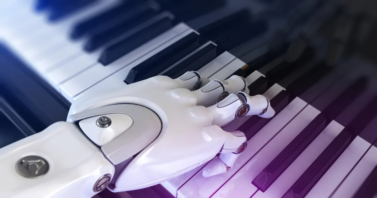 Featured image for Meta's MusicGen AI creates genre mashups from licensed music.