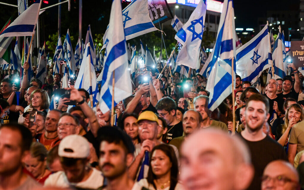 Israeli protesters warn of escalation over judicial reform.