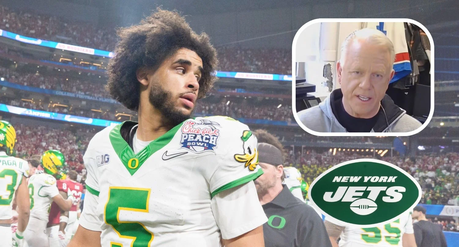 Moore Returns to Oregon, Upending Jets' No. 2 Draft Plan