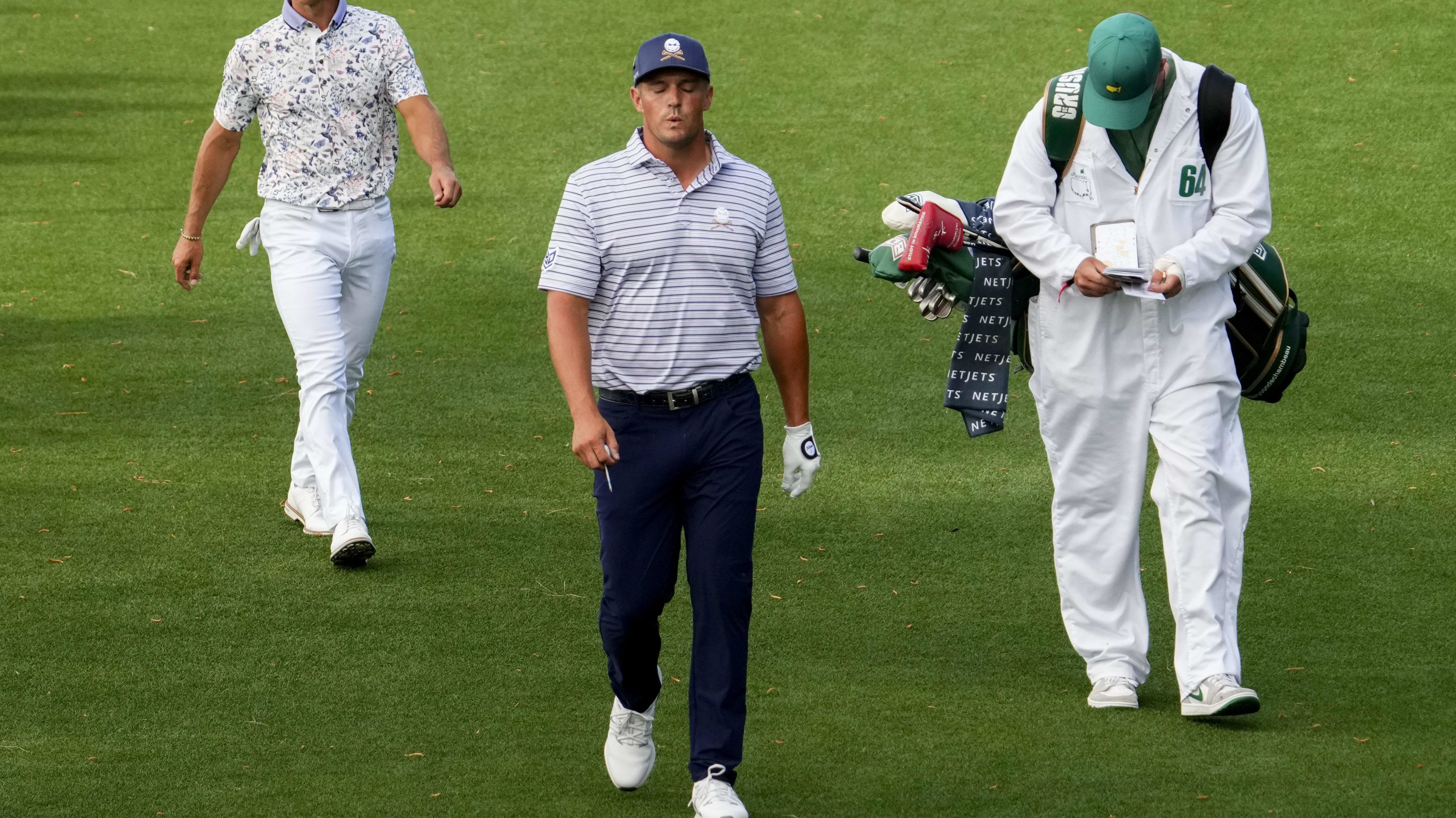 "Bryson DeChambeau's Controversial Hat Tip Steals Hearts at Masters"