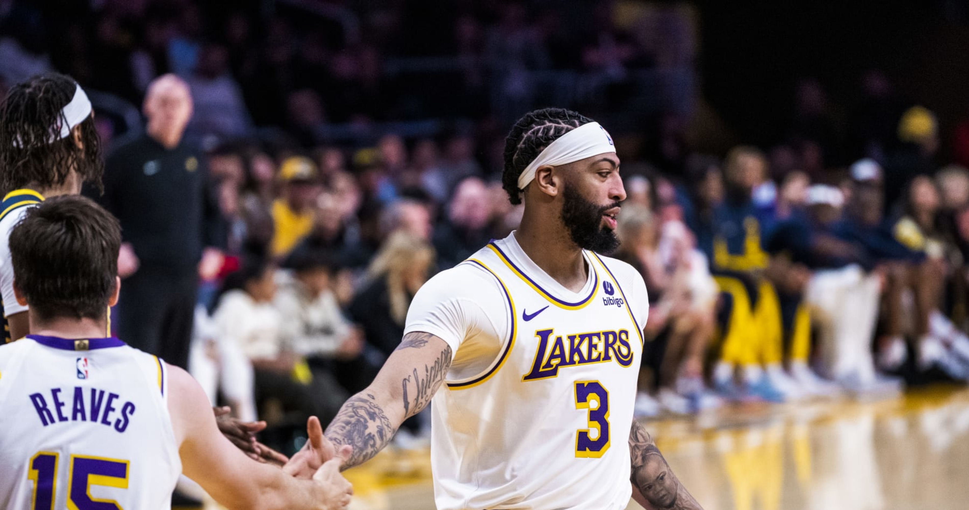 Featured image for "LeBron, Davis, and Dinwiddie Lead Lakers to 150-Point Victory Over Pacers"
