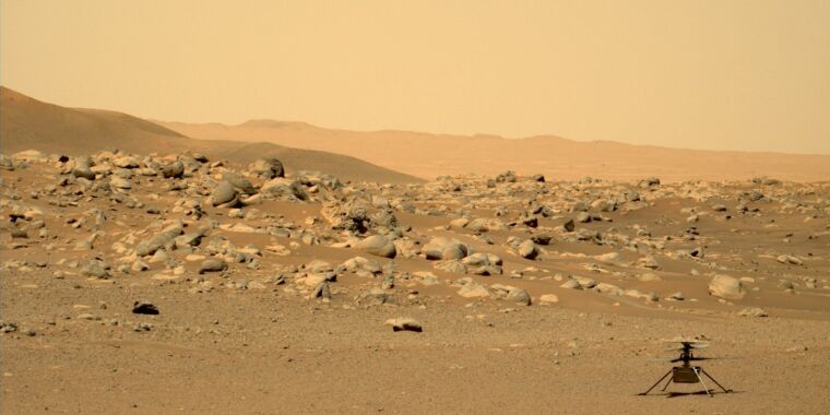 Featured image for "NASA Restores Communication with Mars Helicopter Ingenuity After Temporary Loss"