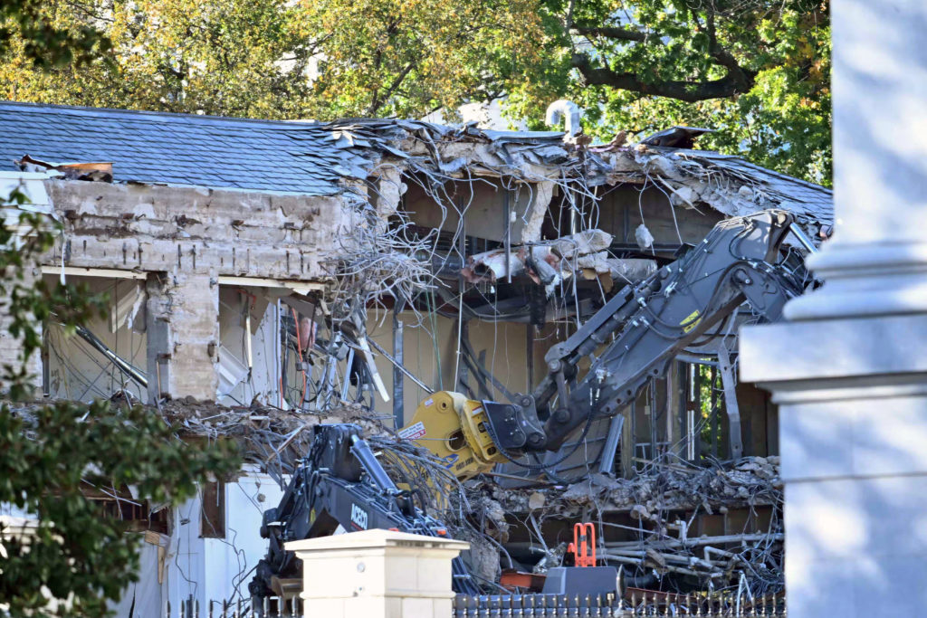 White House Begins East Wing Demolition for Trump’s New Ballroom
