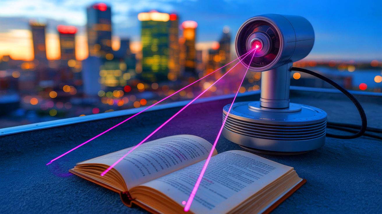 Featured image for Innovative Device Reads Book Pages from 3,200 Feet Away