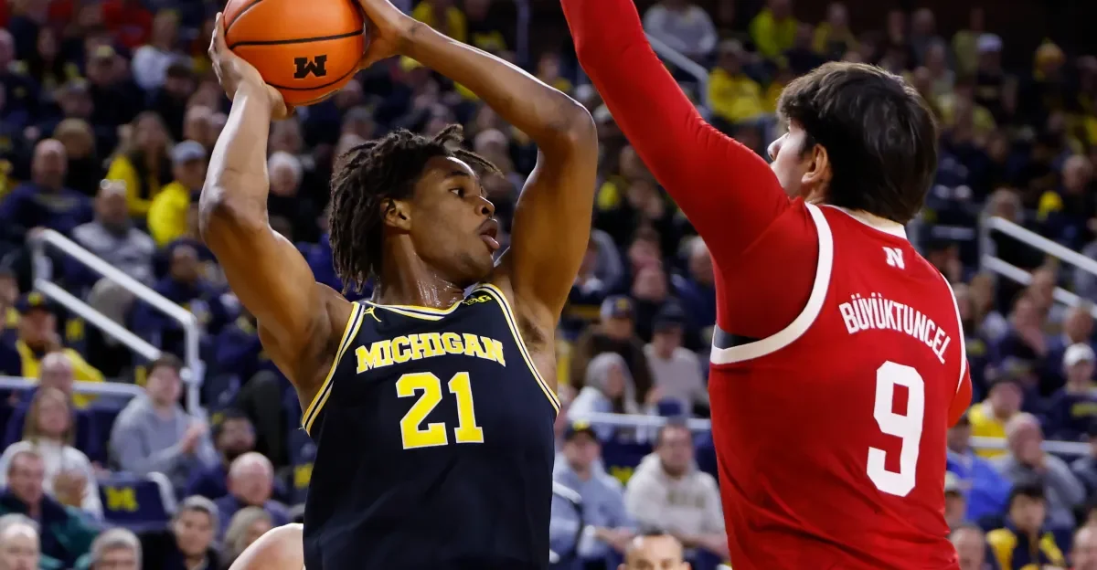 Late defense seals Michigan's 75-72 win over Nebraska in top-five Big Ten showdown