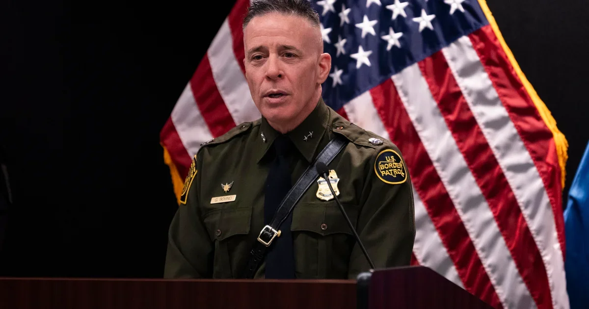 Bovino to Retire as Border Patrol's Raids Era Winds Down