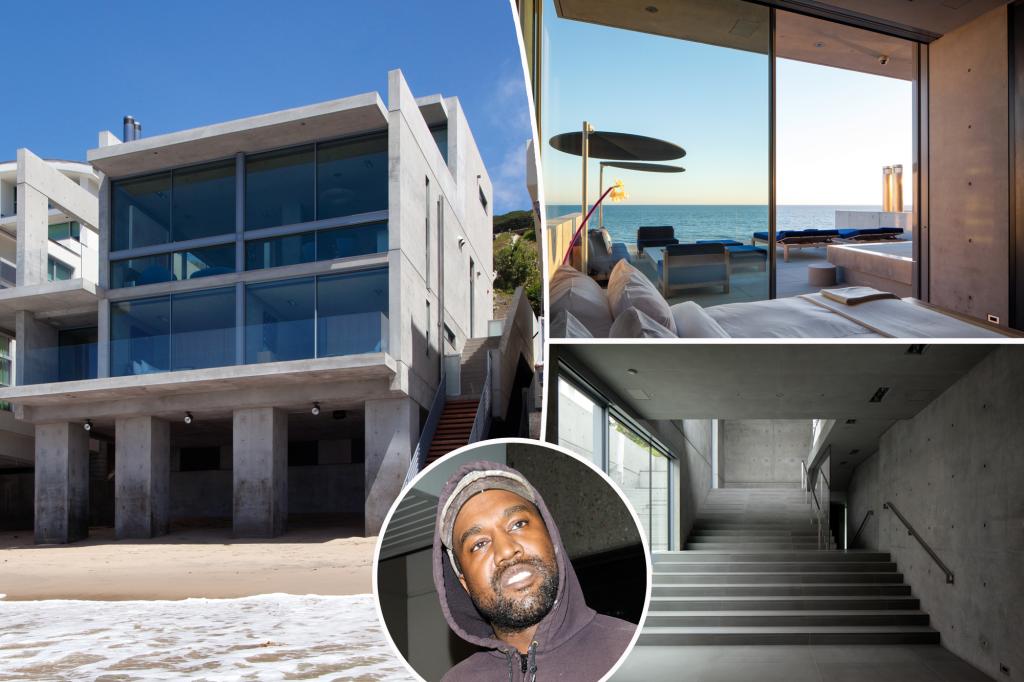 "Kanye West's Malibu Beachfront Property Listed for $53M After Failed Remodeling Attempt"