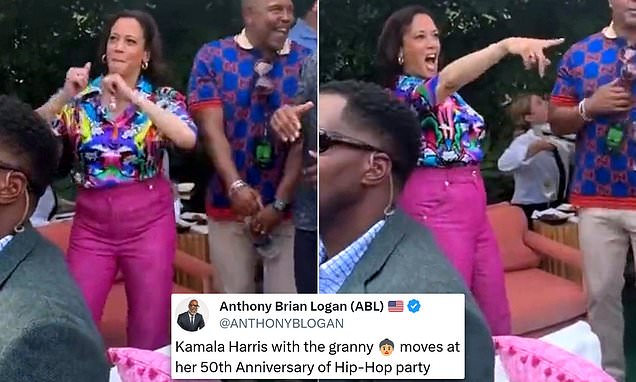 Kamala Harris' Cringe-Inducing Dance Moves Steal the Show at White House Hip-Hop Party