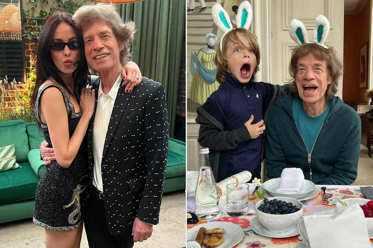 Featured image for Melanie Hamrick Shares Playful Birthday Photo of Mick Jagger and Son