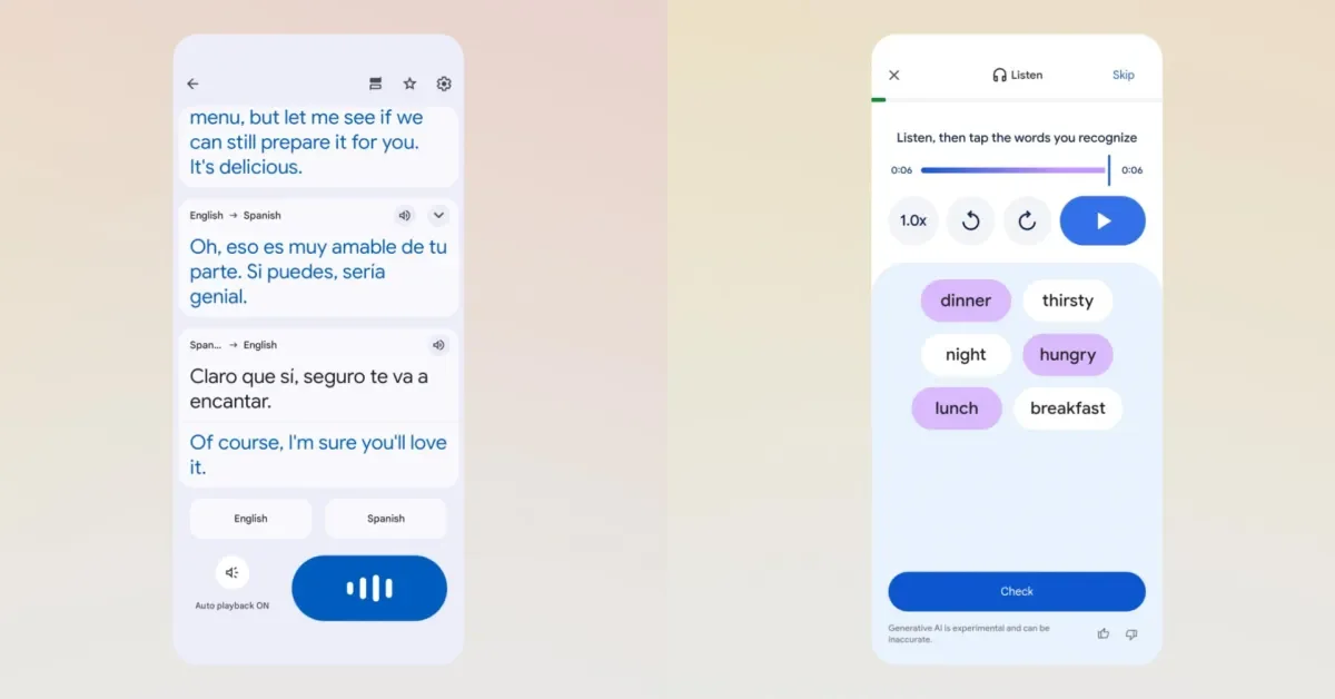 Google Translate Enhances Language Learning with AI-Powered Live Translation