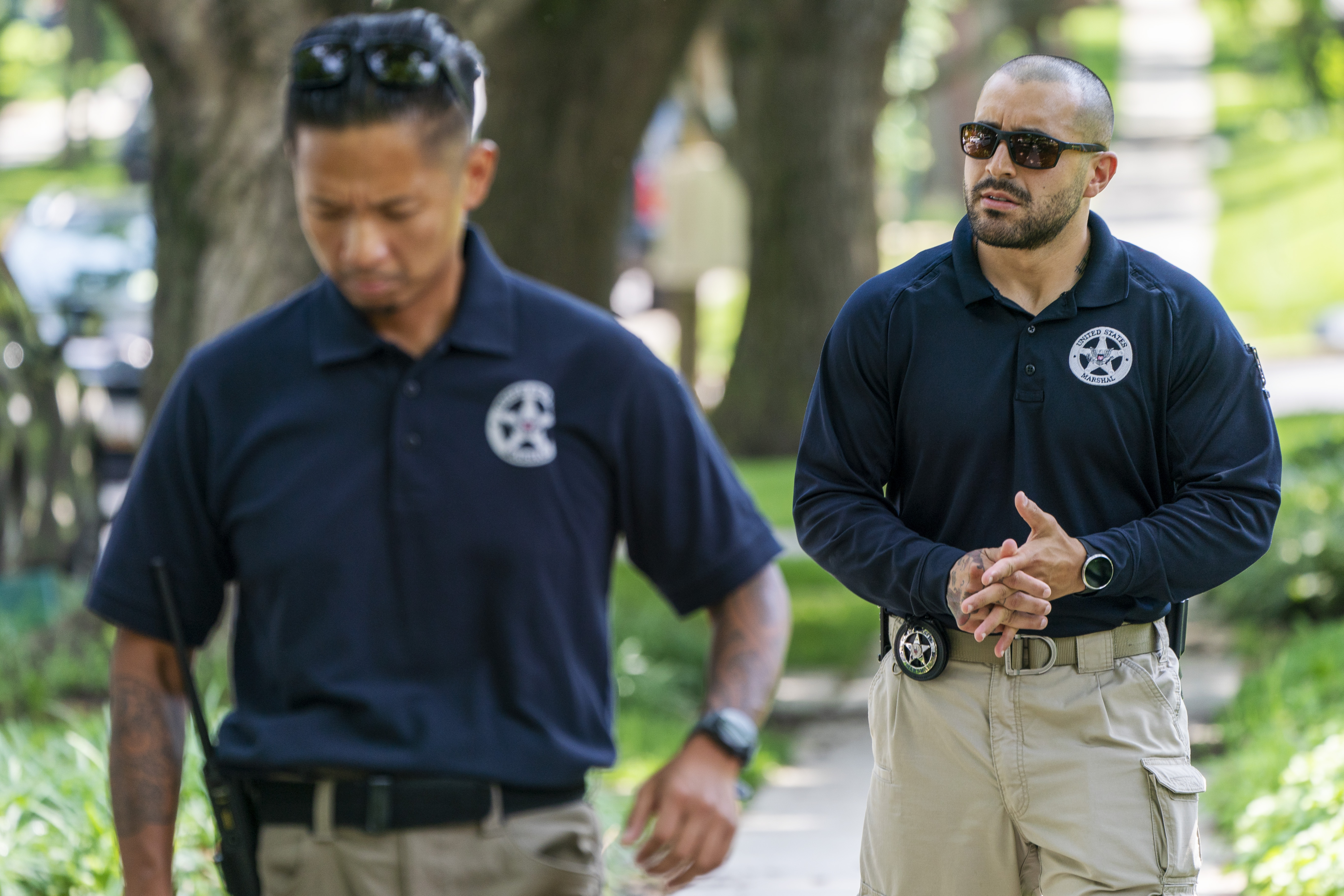 Garland seeks removal of marshals from Supreme Court security duty.