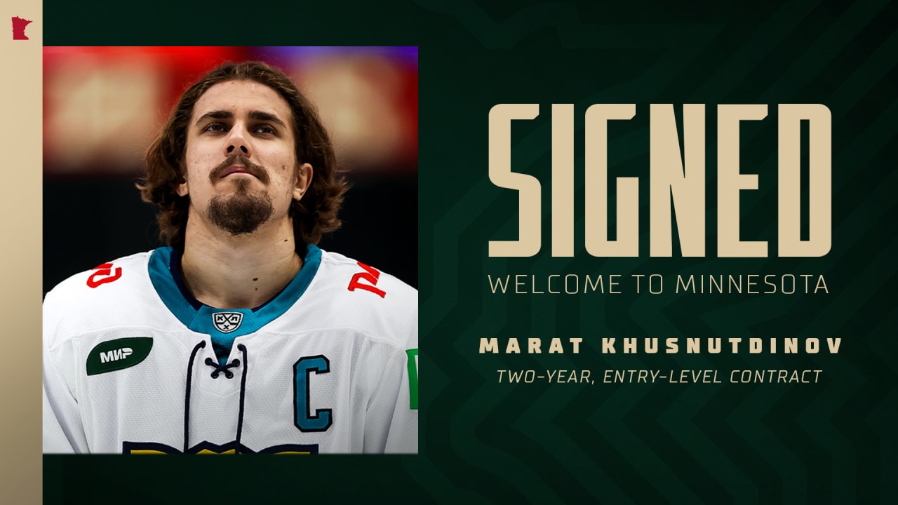 Featured image for "Minnesota Wild Secures Russian Forward Marat Khusnutdinov"