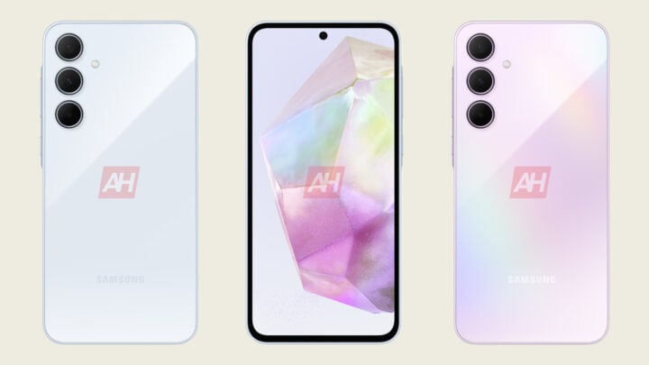 Featured image for "Samsung Galaxy A55: Leaked Images Spotlight Key Island Design and Metal Frame"