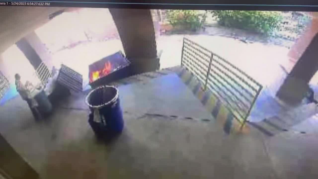 Arson suspected in dumpster fire outside Texas AG's office.