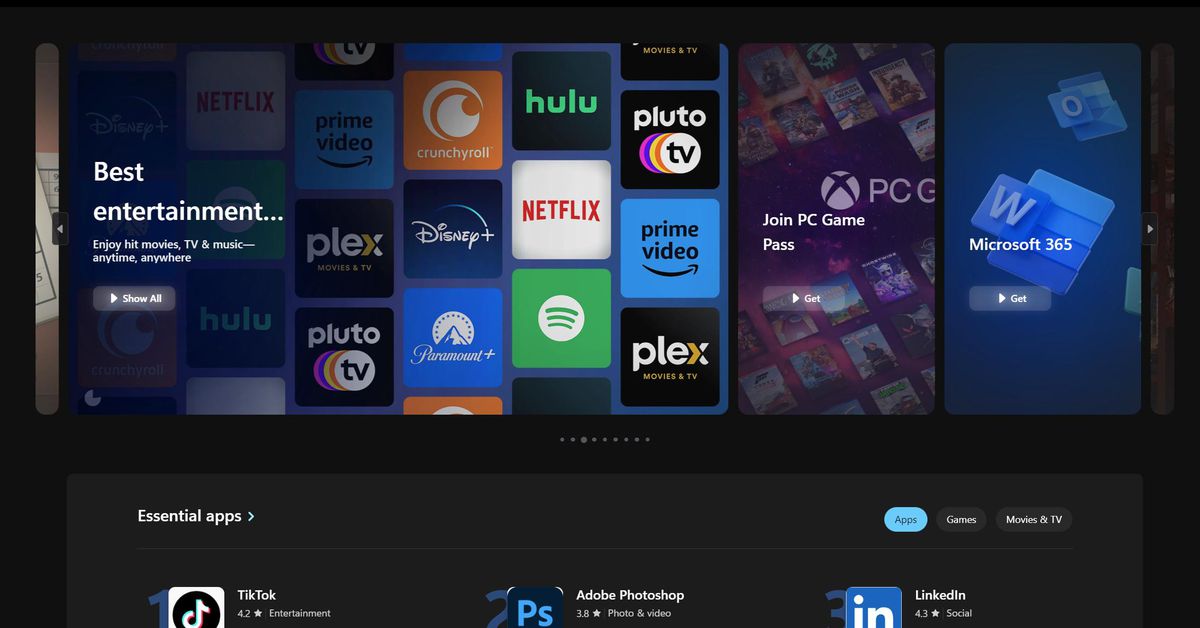 "Microsoft Store: Revamped Website and Web App Store Unveiled"