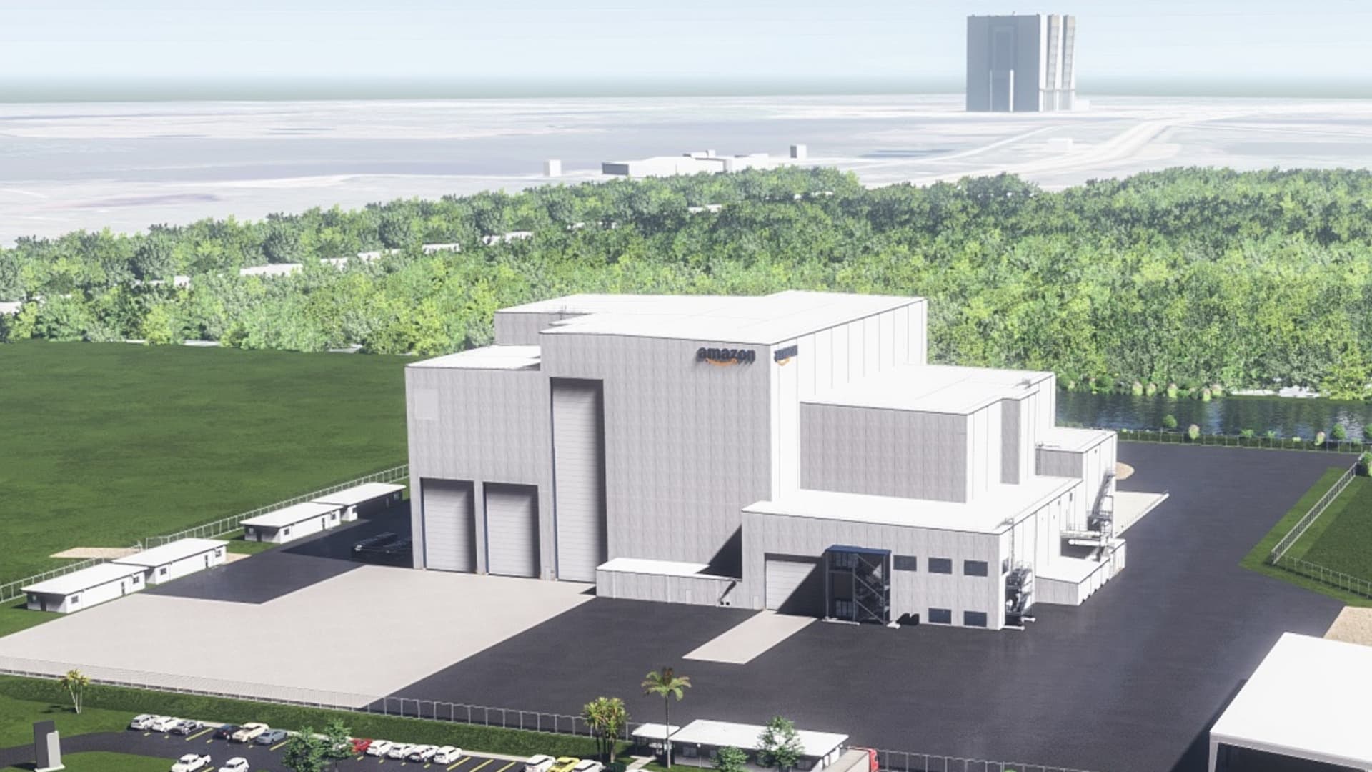 Amazon's $120 Million Florida Facility to Prepare Kuiper Internet Satellites for Launch