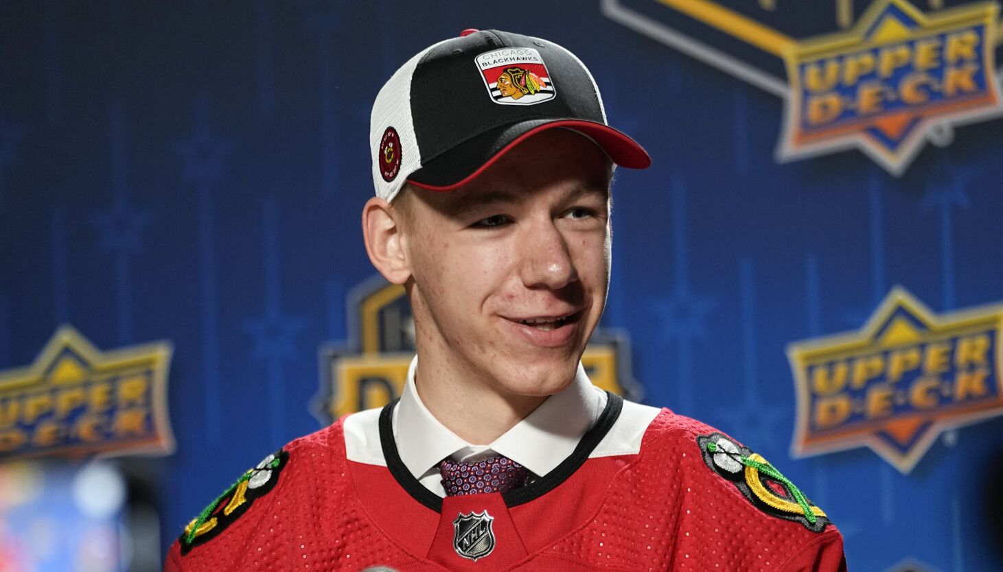 "Blackhawks' Rising Star Adam Gajan Impressed by Connor Bedard's Skills"